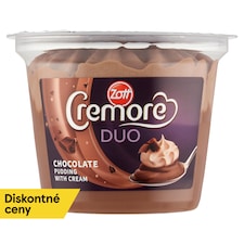Zott Cremore Duo mliečny čokoládový dezert s kakaovou šľahačkou 190 g
