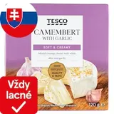 Mäkký zrejúci plnotučný syr s bielou plesňou na povrchu s cesnakom 120 g