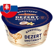 Milsy Bánovecký dezert smotanový kokos-vanilka 135 g