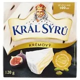Král Sýrů Mäkký zrejúci plnotučný syr s bielou plesňou na povrchu 120 g