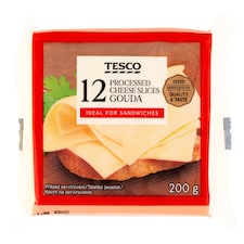 Tavený plátkový syr so syrom gouda 12 x 16,67 g (200 g)