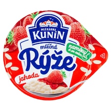 Mlékárna Kunín Mliečna ryža jahodová 175 g