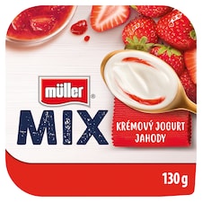Müller Mix Creamy Jogurt Strawberry 130 g
