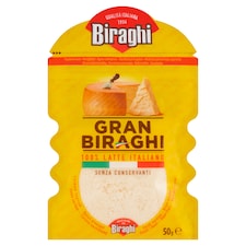 Biraghi Gran tvrdý syr, čerstvo strúhaný 50 g