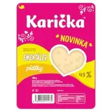 Karička Ementáler 45 % plátky 100 g