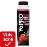 YoPRO jogurtový nápoj s príchuťou jahoda-malina 300g