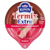 Mlékárna Kunín Termix extra tvarohovo-smotanový dezert kakaový, malinový 130 g