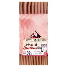 Kostelecké Uzeniny Poctivá šunka od kosti 0,100 kg
