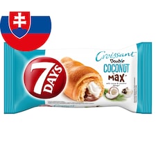 7 Days Croissant Double s kakaovou a kokosovou náplňou 80 g