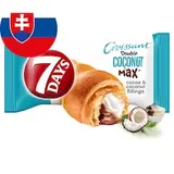 7 Days Croissant Double s kakaovou a kokosovou náplňou 80 g