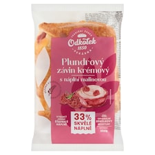 Odkolek Pľundrový závin s náplňou krémovou a malinovou 200 g