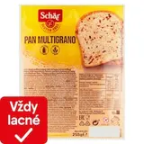 Schär Pan Multigrano jemný zrniečkový krájaný chlieb bezgluténový 250 g