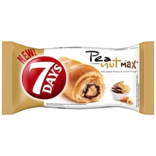 7 Days Croissant s arašidovou príchuťou a kakaovou náplňou 80g