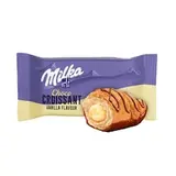 Milka Choco croissant Vanilla s náplňou s vanil. prích. v mliečnej čoko zdobené mliečnou čoko. 50 g