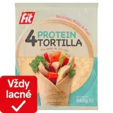 Fit Ovseno-pšeničné placky s vysokým obsahom bielkovín 4 ks 240 g