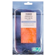 Plátky lososa atlantického údené 50 g