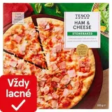 Pizza pečená v kamennej peci so šunkou, syrmi eidam a mozzarella 320 g