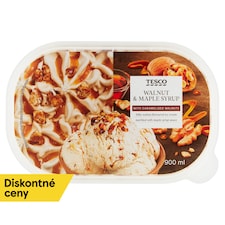 Mrazený krém s príchuťou vlašských orechov s polevou s javorovým sirupom 900 ml