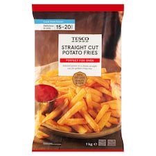 Predsmažené zemiakové hranolky hlbokozmrazené 1 kg