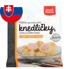 Stará Mama Knedličky plnené údeným mäsom hlbokozmrazené 500 g