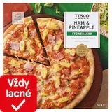 Pizza pečená v kamennej peci s ananásom, syrmi eidam, mozzarella a šunkou 320 g