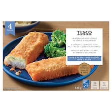 Obaľované rybie steaky so syrom a bylinkami 440 g