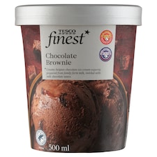 Finest Smotanový mrazený krém čokoládový s kúskami brownies 500 ml