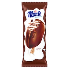Zott Monte Mrazený krém smotanový a mrazený krém mliečny čokoládový s lieskovými orieškami 100 ml