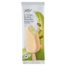 Finest Mrazený smotanový krém pistáciový v bielej čokoláde 120 ml