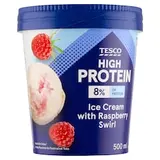 High Protein mrazený krém mliečny s malinovou polevou 500 ml