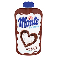 Zott Monte Mliečny mrazený krém s kakaovou a lieskovoorieškovou príchuťou 100 ml