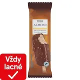 Mrazený krém vanilkový v mliečnej čokoláde s praženými kúskami mandlí 120 ml