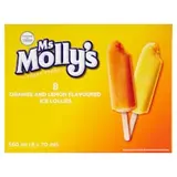Ms Molly's Mrazený krém vodový s citrónovou a pomarančovou príchuťou 2 x 4 x 70 g (560 g)
