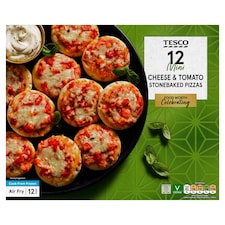 Pizza pečená v kamennej peci so syrom mozzarella a paradajkami 12 ks 360 g