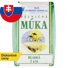 Mlyn Pohronský Ruskov Pšeničná múka hladká T 650 1 kg
