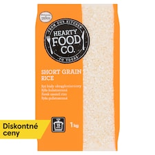 Hearty Food Co. Ryža guľatozrnná 1 kg