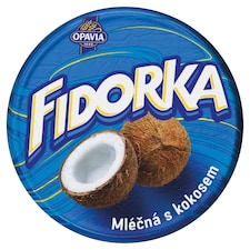 Opavia Fidorka Mliečna s kokosom modrá 30 g