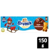 Opavia Brumík Zima s čokoládovou náplňou Jemné pečivo Bez farbív a konzervantov Balenie 5x 30g 150 g