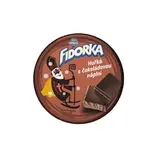 Fidorka Horká s čokoládovou náplňou Oblátka v čokoláde Samostatné balenie 30 g