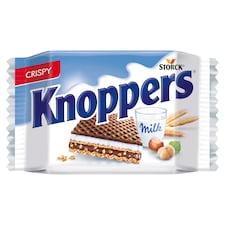 Knoppers Oblátky plnené mliečnym a nugátovým krémom 25 g