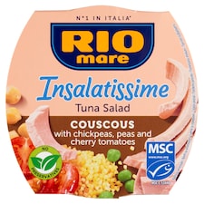 Rio Mare Insalatissime Hotový pokrm z kuskusu, tuniaka, zeleniny a cíceru 160 g