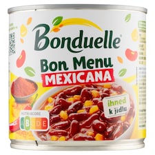 Bonduelle Bon Menu Mexicana červená fazuľa s kukuricou v pikantnej omáčke 430 g