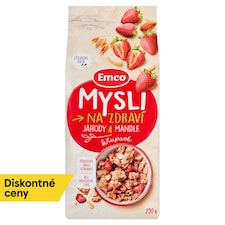 Emco Mysli na Zdraví Chrumkavé jahody a mandle 750 g