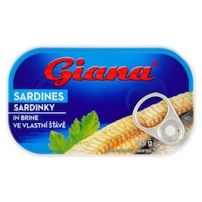 Giana Sardinky vo vlastnej šťave 125 g