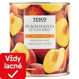 Broskyne polené lúpané v sladkom náleve 480 g