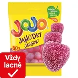 JOJO Jahôdky želé cukríky s jahodovou príchuťou 80 g