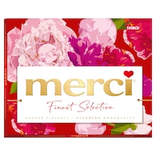 merci Finest Selection výber plnených a neplnených čokoládových praliniek 250 g