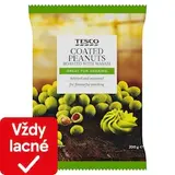 Pražené lúpané arašidy obalené v cestíčku s príchuťou wasabi 200 g