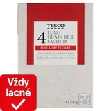 Ryža dlhozrnná, lúpaná, vo varných vreckách 4 x 100 g (400 g)