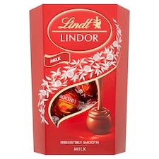 Lindt Lindor Mliečna čokoláda s jemnou tekutou náplňou 200 g